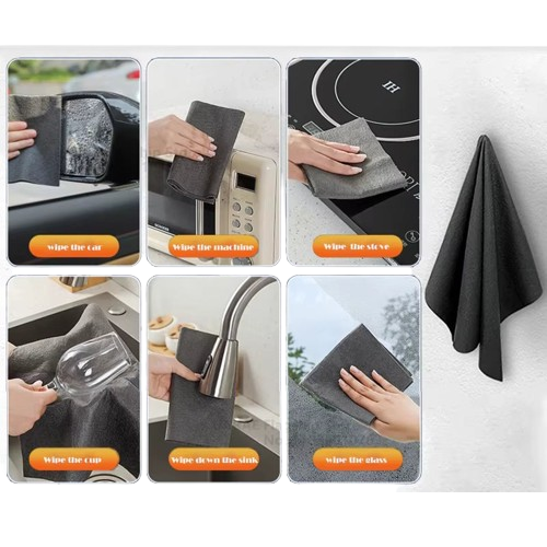 Magic Microfiber Cleaning Cloths β Reusable Towels for Home & Car (1β20pcs)