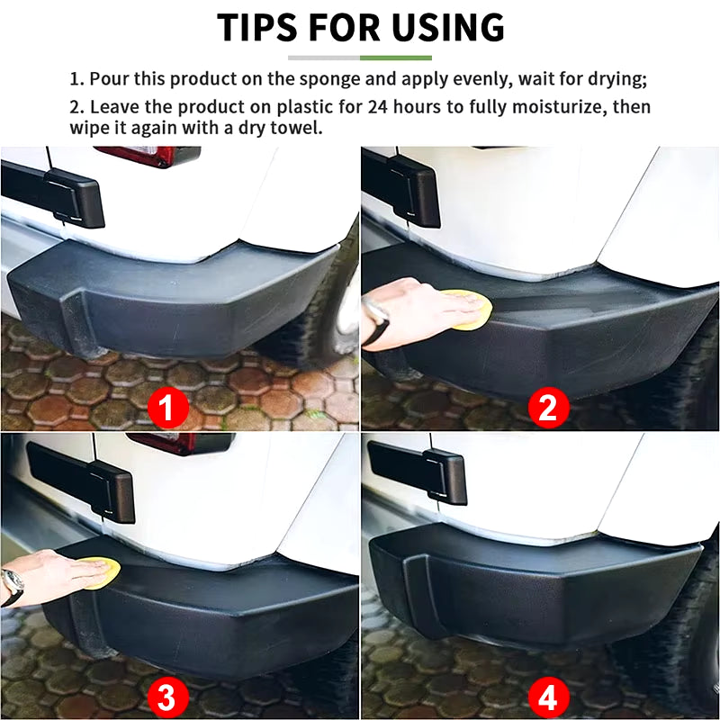 Car Plastic Restorer – Back to Black Shine & Repair Coating
