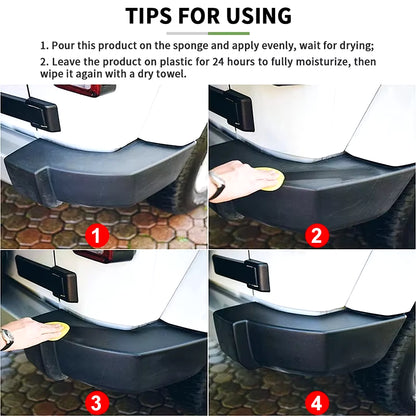 Car Plastic Restorer – Back to Black Shine & Repair Coating
