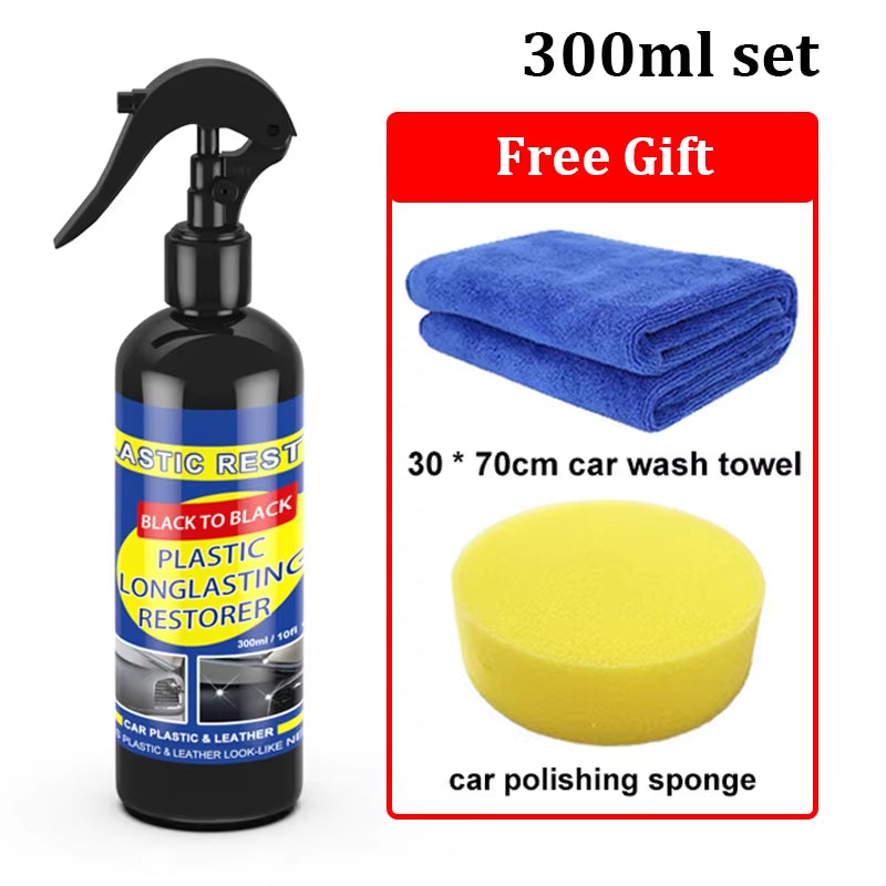 Car Plastic Restorer – Back to Black Shine & Repair Coating