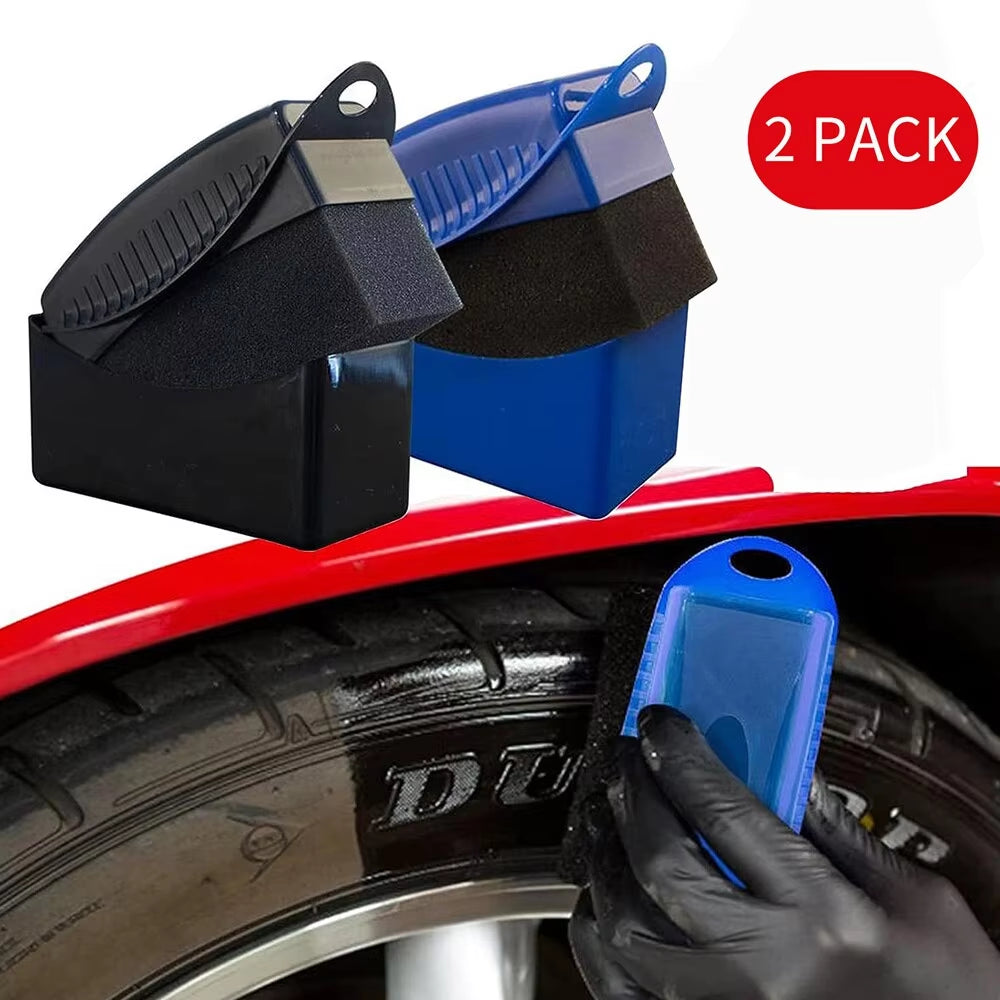 Car Tire Shine Sponge – Polishing & Detailing Pad (2pcs)