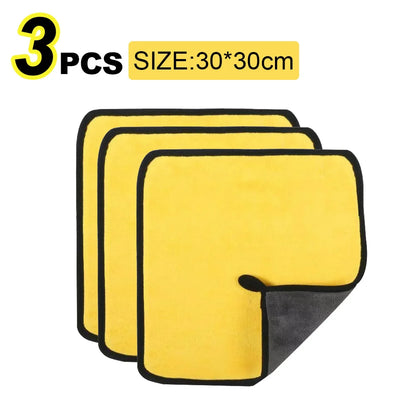 Car Wash Microfiber Towel – Super Absorbent Drying Cloth (30×30/60cm