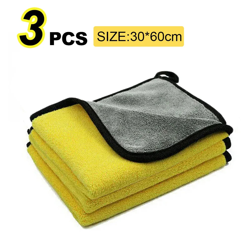 Car Wash Microfiber Towel – Super Absorbent Drying Cloth (30×30/60cm
