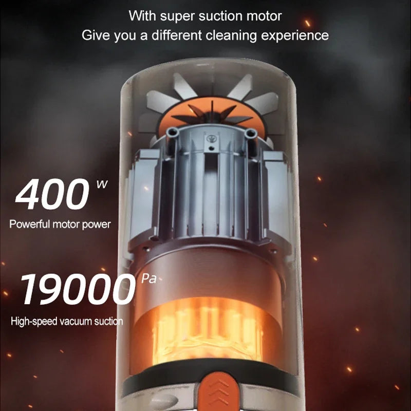 400W Cordless Vacuum Cleaner – High Power Wet & Dry