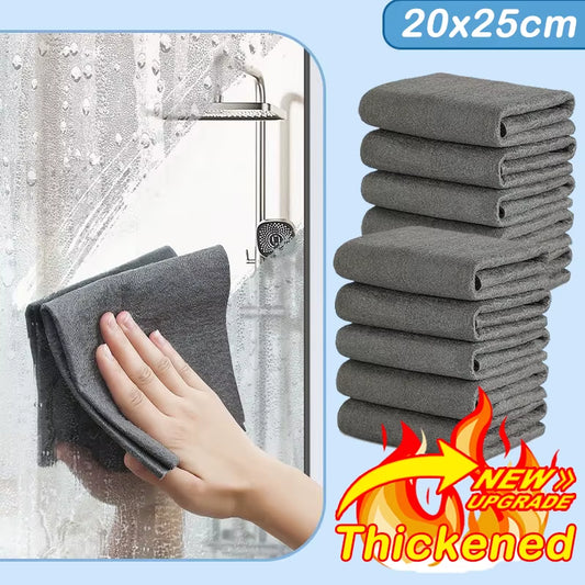 Magic Microfiber Cleaning Cloths – Reusable Towels for Home & Car (1–20pcs)