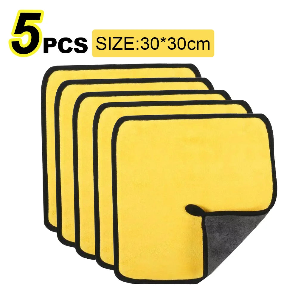 Car Wash Microfiber Towel – Super Absorbent Drying Cloth (30×30/60cm