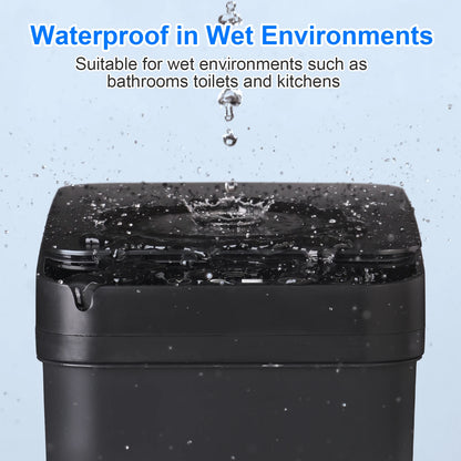 2 Pack Automatic Trash Cans – 12L Touchless Motion Sensor Bins